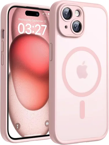 Vista 262 de TOCOL Funda para iPhone 11, compatible con Magsafe, protección completa de cámara, imanes integrados, protección contra caídas, funda translúcida