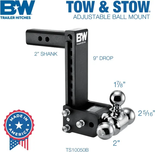 Vista 2 de B&W Trailer Hitches TS10050B Enganche para remolque