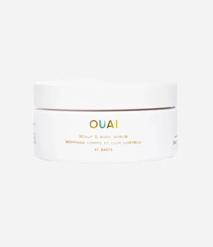 Vista 9 de OUAI St. Barts - Exfoliante corporal con mezcla de azúcar y aceite de coco para piel suave e hidratada, exfoliante suave para eliminar