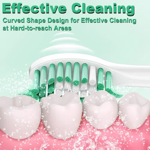 Vista 3 de Cabezales de cepillo de dientes de repuesto para Philips Sonicare Serie E, compatibles con Sonicare Essence, Elite, Advance, CleanCare HX7022/66, 6
