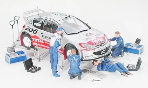 Vista 9 de Tamiya 300024266 Escala 1: 24 – Conjunto de Mecánica de Rally (5)