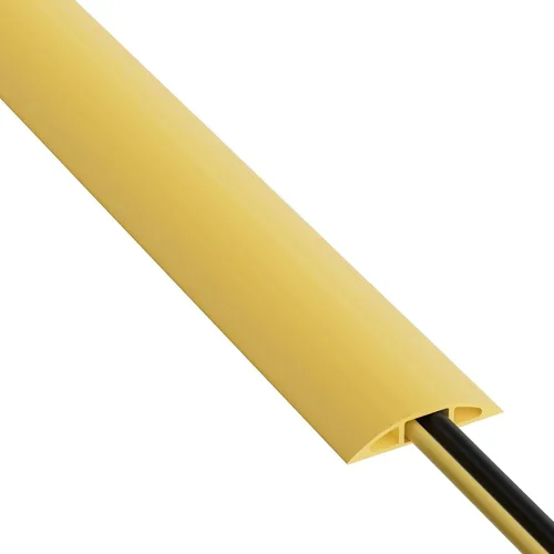 Vista 9 de D-Line – Funda para cable de piso de 6 pies, protector de cable, oculta cables de extensión, protege cables, evita riesgos de caídas, ocultador