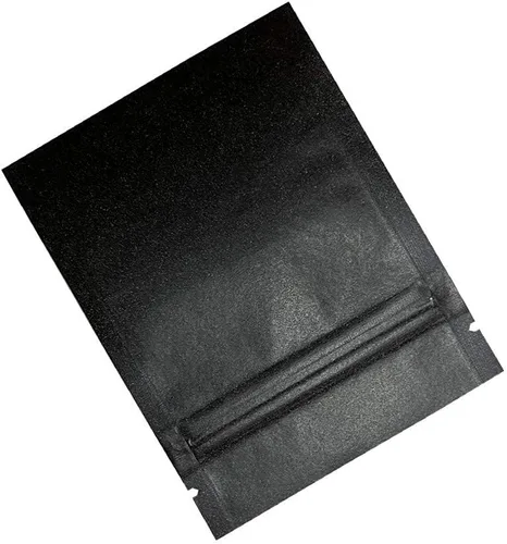 Vista 5 de PABCK - Paquete de 100 bolsas resellables de papel kraft transparente para Negro