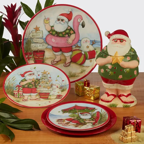 Vista 6 de Certified International Santa's Wish - Tazas de 16 onzas, juego de 4 diseños surtidos