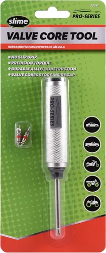Vista 5 de Slime 20178 Herramienta de torque para núcleo de válvula, evita daños al TPMS, herramienta de extracción e instalación de núcleo de válvula