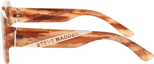 Vista 5 de Steve Madden Gafas de sol rectangulares con borde cuadrado para mujer
