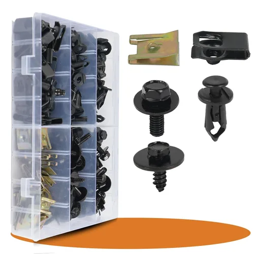 Vista 8 de OTUAYAUTO Kit surtido de clips de retención de línea de combustible de 70 piezas, clips de línea de transmisión y refrigerante, 3/8 y 5/16