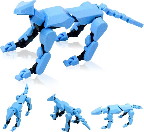 Vista 7 de Conjunto de Figura de Acción Titan13 (Ensamblaje Completado), Figura de Acción de Perro Robot Impresa en 3D, Perros Robot de Múltiples