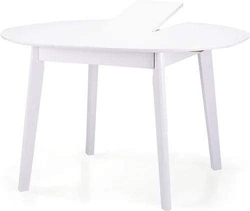 Vista 8 de Ellis - Mesa de comedor redonda extensible de 35.5 a 45 pulgadas, madera maciza, color espresso