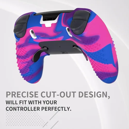 Vista 94 de PlayVital 3D Studded Edition Anti-Slip Silicone Cover Case for ps5 Edge Controller, Soft Rubber Protector Skin for ps5 Edge Wireless Controller with
