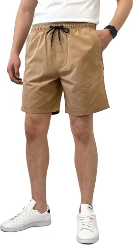 Vista 2 de Southpole Pantalones cortos de nailon resistentes al agua de secado rápido para hombre con entrepierna