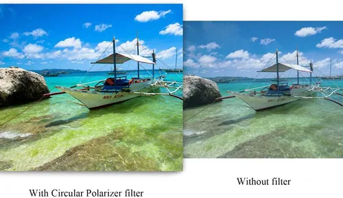 Vista 9 de Filtro polarizador circular CPL de 2.638 in para lentes de cámara, 16 capas multicapa nano revestido, ultra delgado, vidrio óptico alemán, sellado
