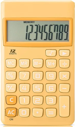 Vista 14 de Mr. Pen - Calculadora de función estándar, 12 dígitos, calculadora solar, calculadoras básicas de oficina (paquete de 2)