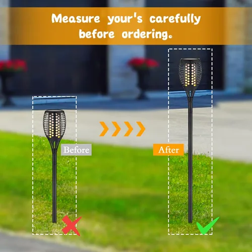 Vista 3 de Chunful Juego de 8 estacas de luz solar de repuesto para lámpara coja, poste de extensión, estaca de tierra y conector de junta para jardín al aire