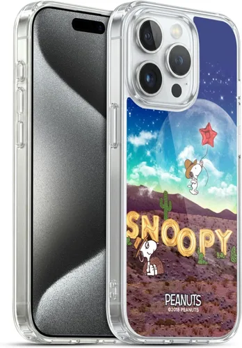 Vista 96 de Head Case Designs Funda de gel con licencia oficial de Peanuts Nebula Cactus Needles Snoopy Space Cowboy [protección de grado militar] compatible