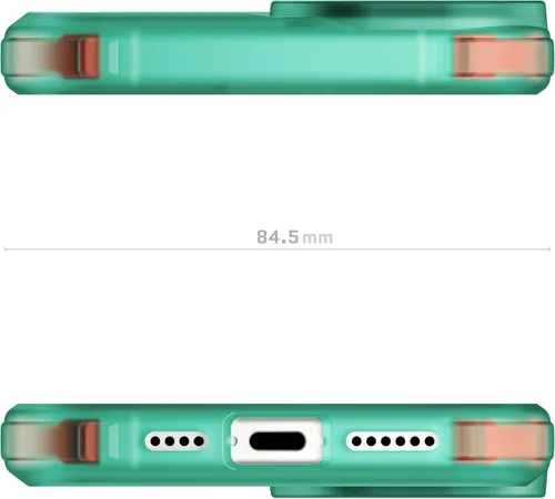 Vista 16 de Ghostek Covert Clear - Funda transparente para iPhone 15 Plus, silicona a prueba de golpes, compatible con accesorios Apple MagSafe, funda Negro