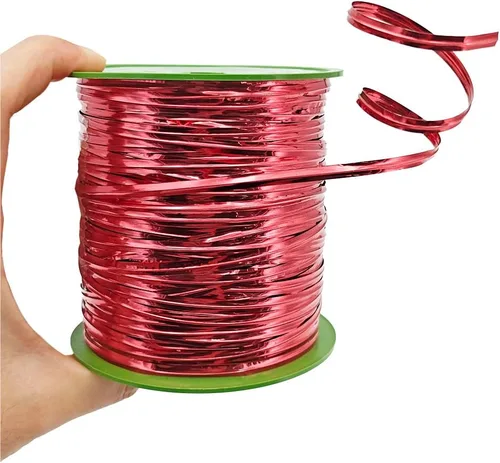 Vista 10 de HAHIYO 100 yardas/300 pies/91M Lazos de torsión de metal púrpura para pan, caramelo, café, bolsas de regalo, envoltorios de regalo, plástico, fiesta