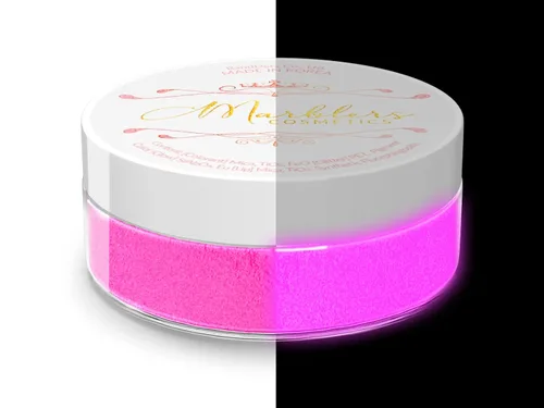 Vista 206 de MARBLERS Polvo de mica natural grueso [perla azul acero] 0.11 onzas (0.11 oz) altamente pigmentado no tóxico, vegano, libre de crueldad animal
