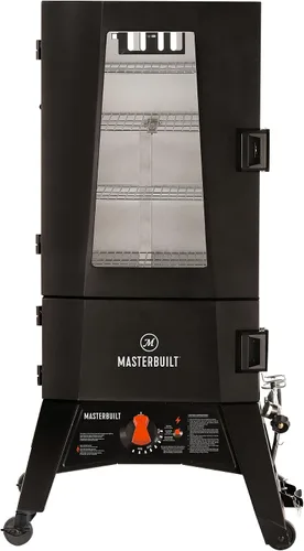 Vista 10 de Masterbuilt MPS 230S - Ahumador de propano, 30 pulgadas, color negro