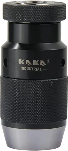 Vista 10 de KAKA INDUSTRIAL Portabrocas sin llave resistente, Jacobs Taper Stock (HPJ0213 (1/32"-1/2"-JT6))