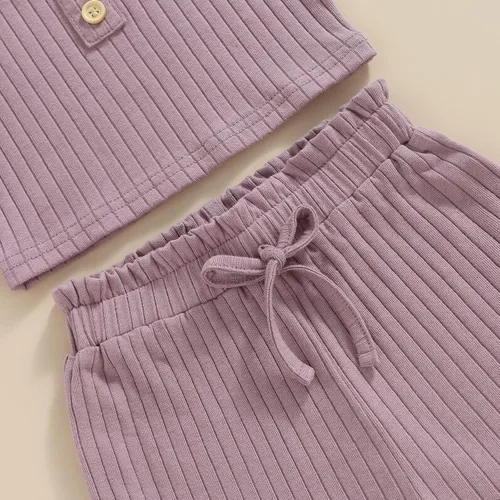 Vista 6 de Ropa de verano para niña pequeña, con estampado de margaritas, sin mangas, con volantes, pantalones cortos