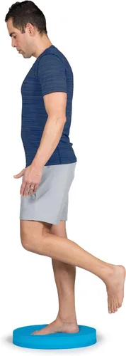 Vista 3 de OPTP Entrenador de estabilidad: almohadillas de equilibrio de espuma grandes para terapia física, fitness, pilates, yoga y danza, almohadilla