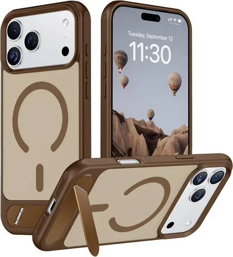 Vista 268 de Funda para iPhone 11 con compatibilidad magnética, [Soporte invisible incorporado][Compatible con MagSafe]