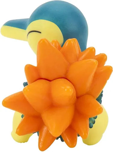 Vista 5 de Pokemon - Figura de batalla de 2 pulgadas, paquete de 2 Cyndaquil & Larvitar