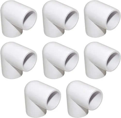 Vista 17 de Accesorio en T de PVC de 1", Conector de Codo de 3 Vías, Codo de 90 Grados con Salida Lateral Grado Muebles, Accesorios de Esquina de PVC