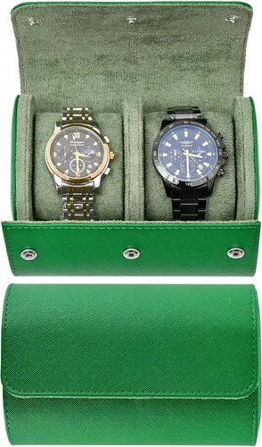 Vista 14 de ROSELLE Funda de reloj individual para hombre y mujer - Estuche de viaje Negro-1