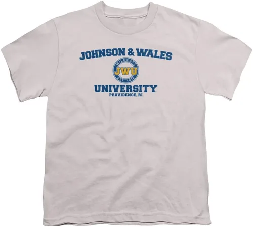 Vista 6 de Camiseta oficial de Johnson & Wales University con logotipo circular para niños y niñas Athletic Heather