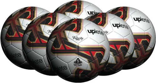 Vista 7 de Soccer Balls for Kids and Adults - 6-Pack with Sizes 3, 4, 5 - Includes Ball Pump and Carry Bag