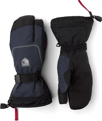 Vista 8 de Hestra Alpine Gauntlet SR - Guante de piel impermeable para esquí y snowboard Negro/Negro