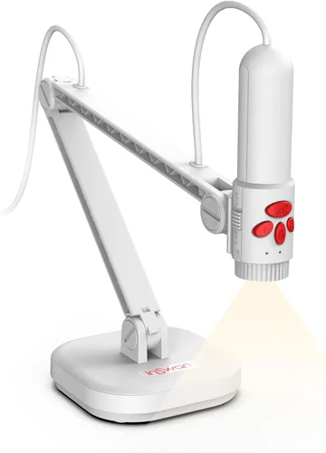 Vista 11 de Cámara de documentos USB INSWAN INS-1 — 8MP Ultra HD, enfoque automático, LED, micrófono incorporado, compatible con Windows, Mac, iPad, Chromebook