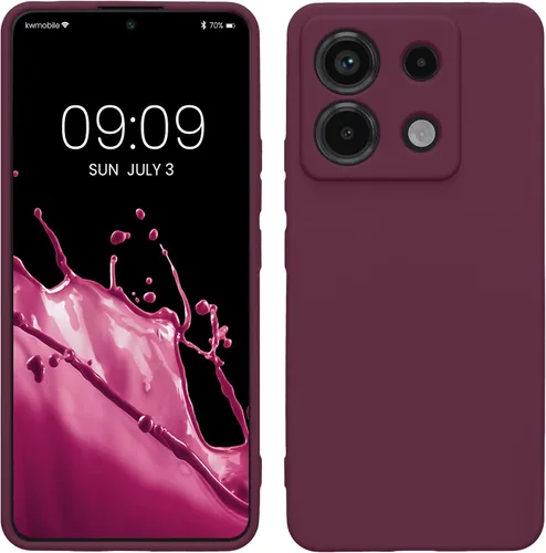 Vista 16 de kwmobile Funda compatible con Xiaomi Redmi Note 9S / 9 Pro / 9 Pro Max - Funda protectora de silicona TPU suave y delgada - Negro mate