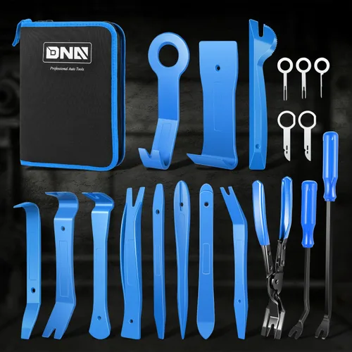 Vista 2 de DNA MOTORING TOOLS-00247 Kit de herramientas de extracción de moldura de automóvil, juego de alicates para clips y removedor de tapicería para panel