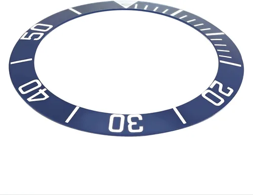 Vista 2 de Ewatchparts BISEL INSERTO COMPATIBLE CON TAG HEUER AQUARACER CALIBRE 5 RELOJ WAN2010 WAN2111 1110 AZUL