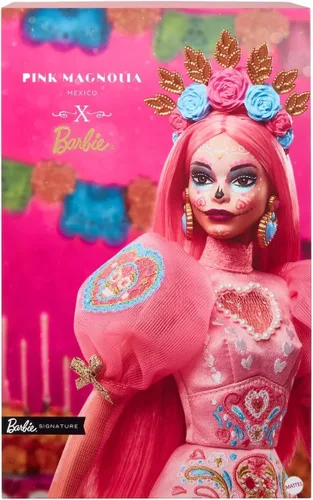 Vista 7 de Barbie 2023 Día De Muertos x Muñeca Magnolia Rosa Edición Limitada, HJX16