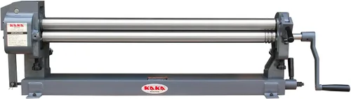 Vista 12 de KAKA INDUSTRIAL Máquina de rollo deslizante, 12 pulgadas de ancho de 22 Ga. (0.03 pulgadas) de capacidad de acero grueso, rodillo de chapa manual