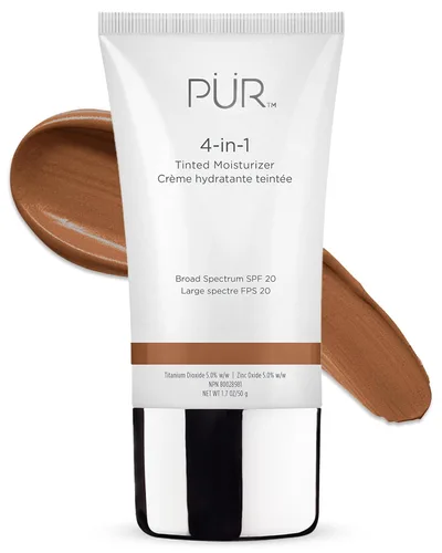Vista 14 de PÜR MINERALS 4-in-1 Tinted Moisturizer With SPF 20 - Hydrating Face Moisturizer, Primer, & Foundation With Shea Butter, Aloe Vera & Vitamin B3
