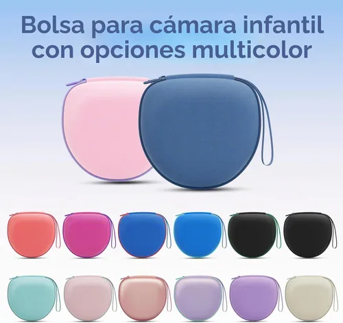 Vista 6 de Funda para auriculares plegables para niños, color negro (solo funda)
