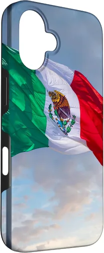 Vista 3 de iPhone 16 Mexico Flag Graphic Mexican Case