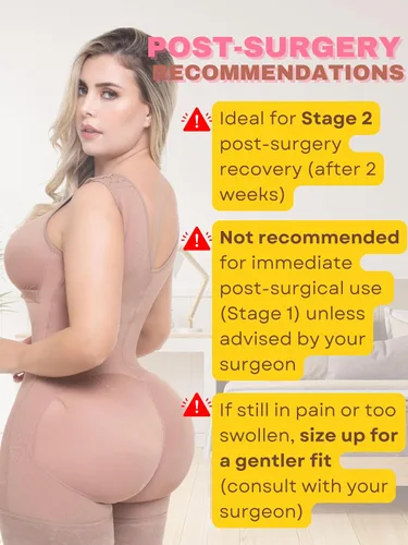 Vista 2 de Sonryse Fajas Colombianas Post Surgery Compression Garment Stage 2 Faja Lipo BBL