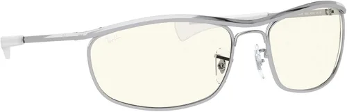 Vista 5 de Ray-Ban RB3119M Olympian I Deluxe Everglasses polarizado oval azul luz filtrante plateado y transparente a gris fotocromático 2441in