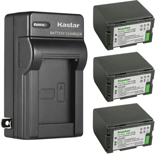 Vista 5 de Kastar Cargador de batería de pared CA de repuesto para Panasonic CGR-D08, D08S, CGR-D16, D16S, CGR-D28, D28S, Panasonic PV-DV800, PV-DV800K