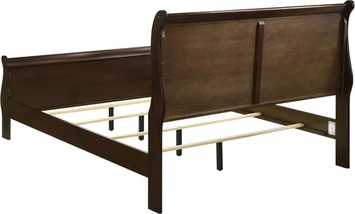 Vista 6 de Coaster Louis Philippe Queen - Cama tradicional de trineo, capuchino