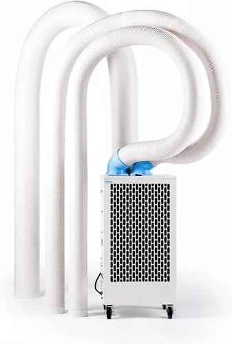 Vista 11 de Uninex SAC3000 KOOLZONE - Enfriador de puntos móvil para interiores y exteriores con doble conducto, grado industrial, refrigerante 10,236-BTU, R-32