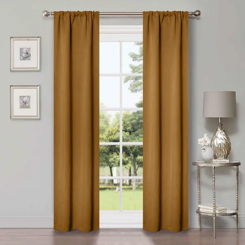 Vista 72 de Superior Cortinas Opacas, Oscurecimiento de Habitación, Dormitorio, Cortinas, Cocina, Acentos de Ventana de Sala de Estar, Bloqueo Solar, Térmico