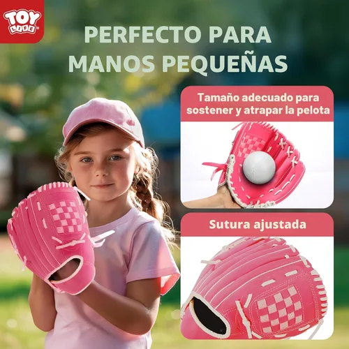 Vista 4 de TOY Life Juego de pelota en T para niños de 3-5, 5-8, juego de béisbol para niñas, juegos de soporte de pelota en T con guante de béisbol, camiseta