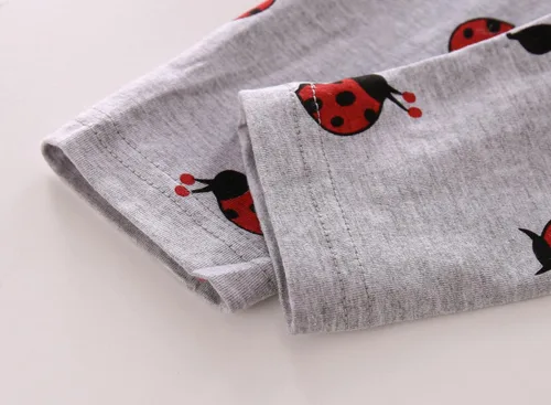 Vista 7 de Conjunto de ropa de bebé niña 2 piezas de manga larga con patrón de dibujos animados trajes infantiles